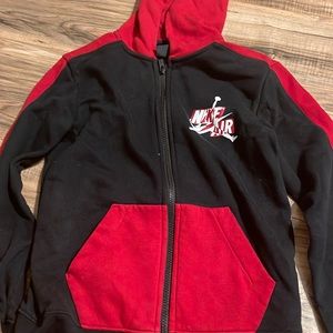 Jordan black and red